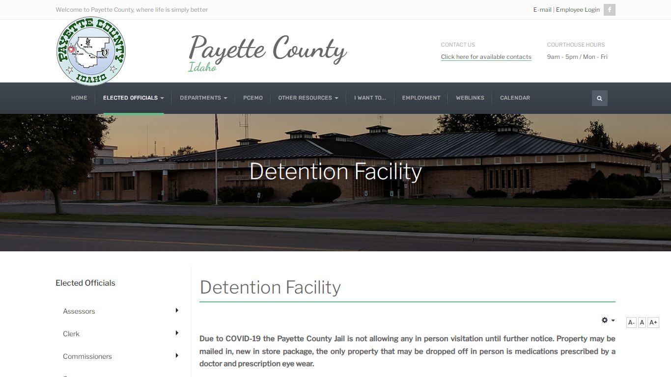 Detention Facility - Payette County, Idaho